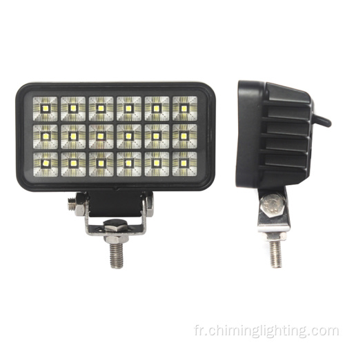 Camion UTV ATV 4,3 pouces carrés LED de conduite Lumière 27W LED OFF ROTAL ÉCLAIRAGE